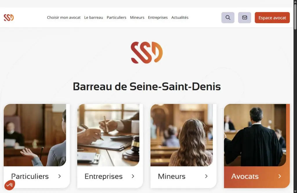 Page d’accueil