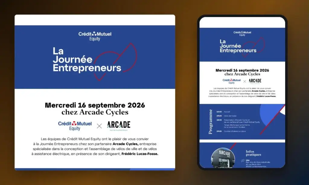 La Journée Entrepreneurs, chez une entreprise partenaire