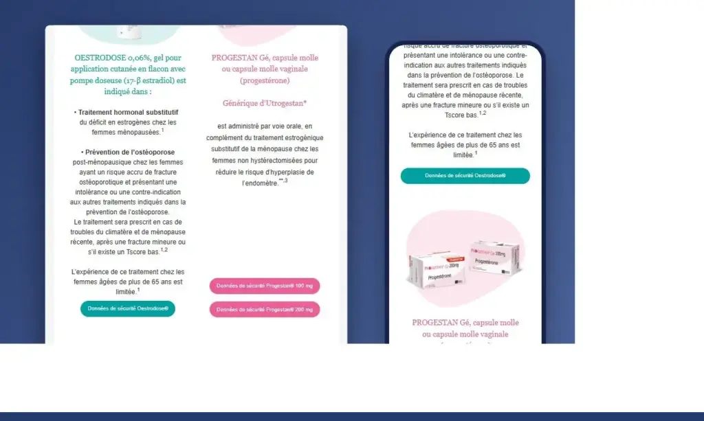 Les blocs produit, indications et données de sécurité