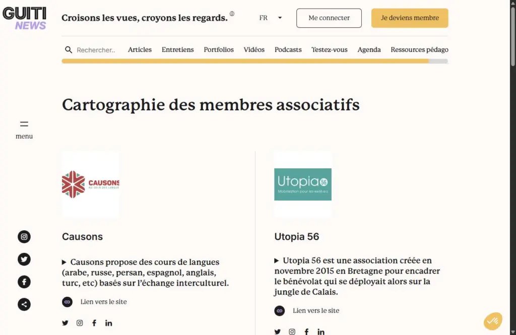 Cartographie des acteurs