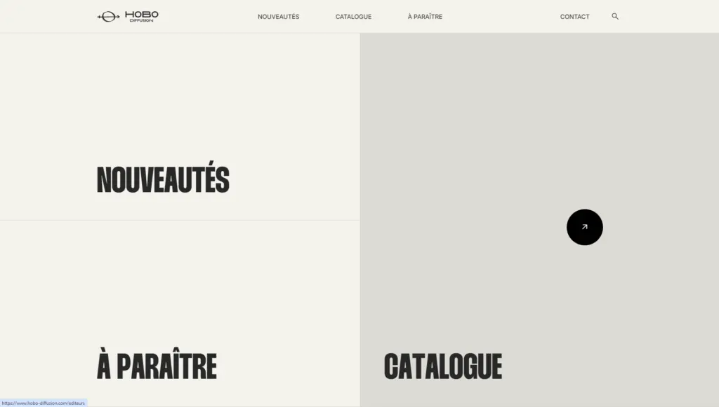 Page d'accueil