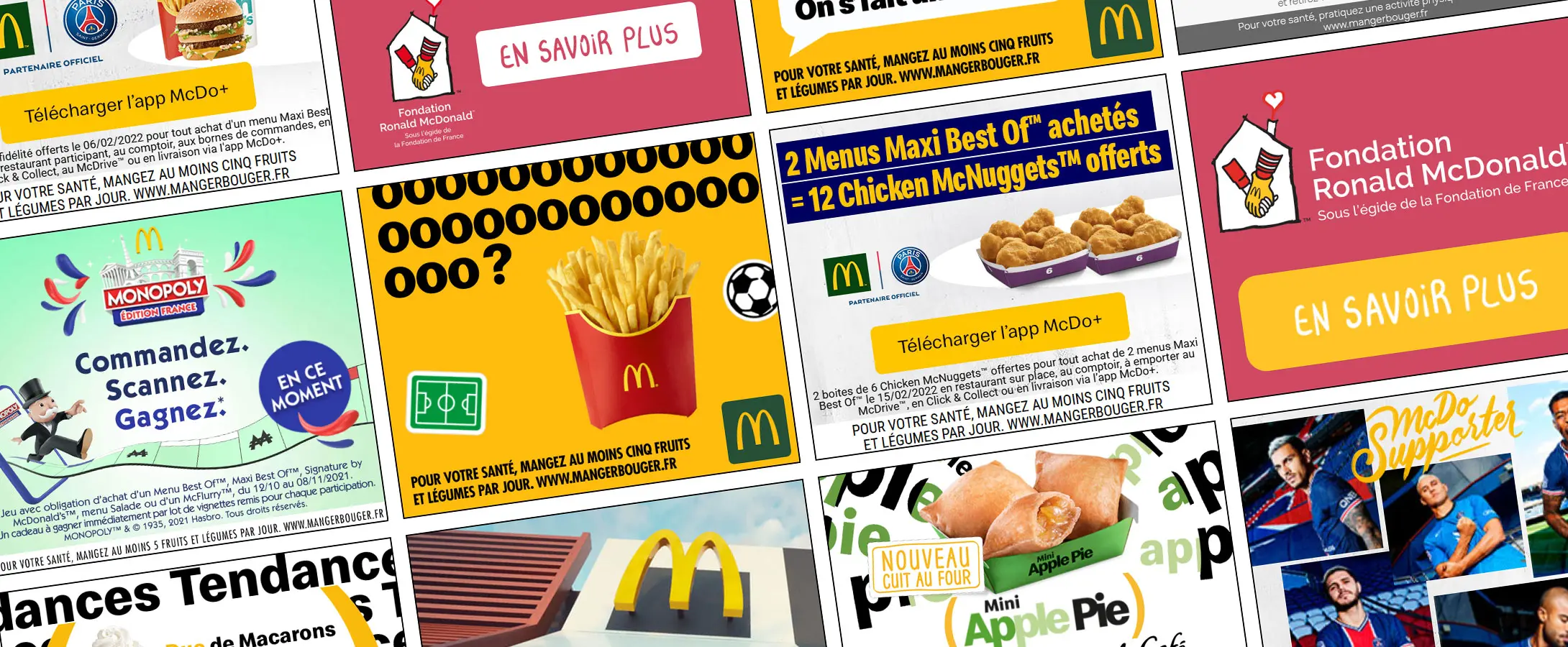 Aperçu du site Mcdonald’s