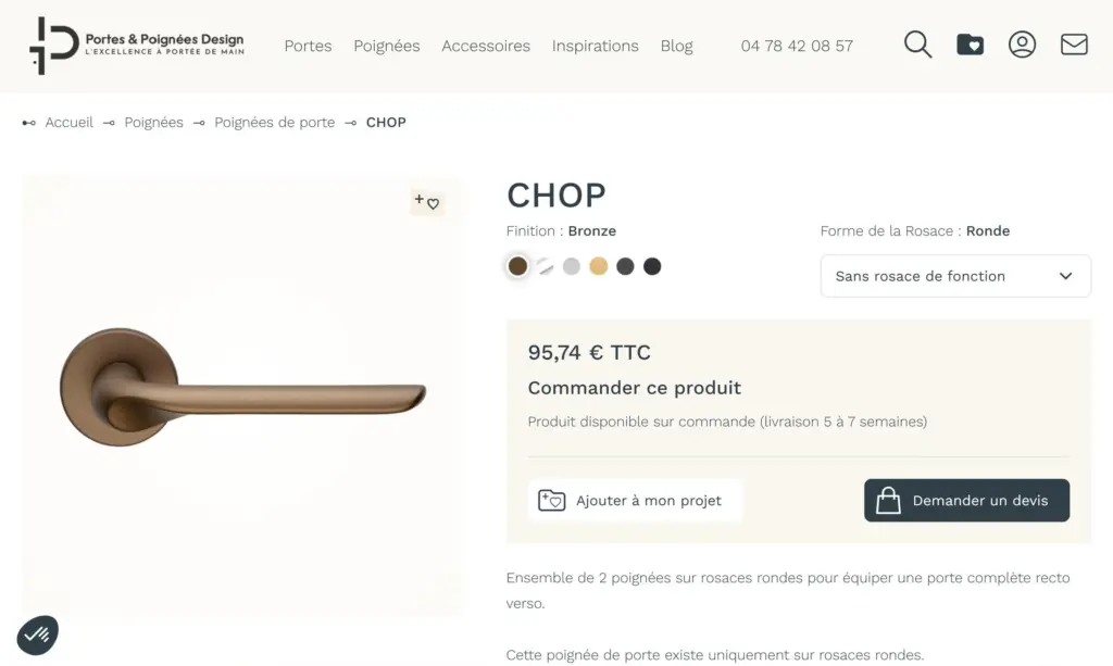 Fiche produit