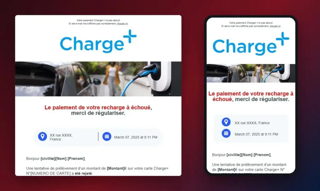 Les messages de service et leurs variables